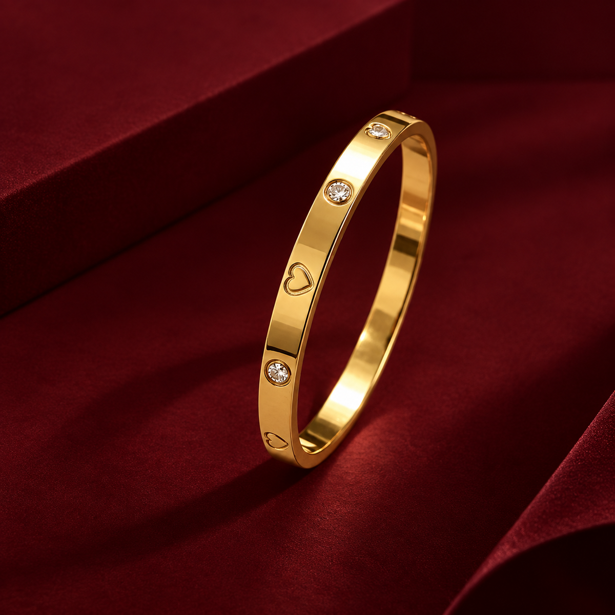 Heart bangle