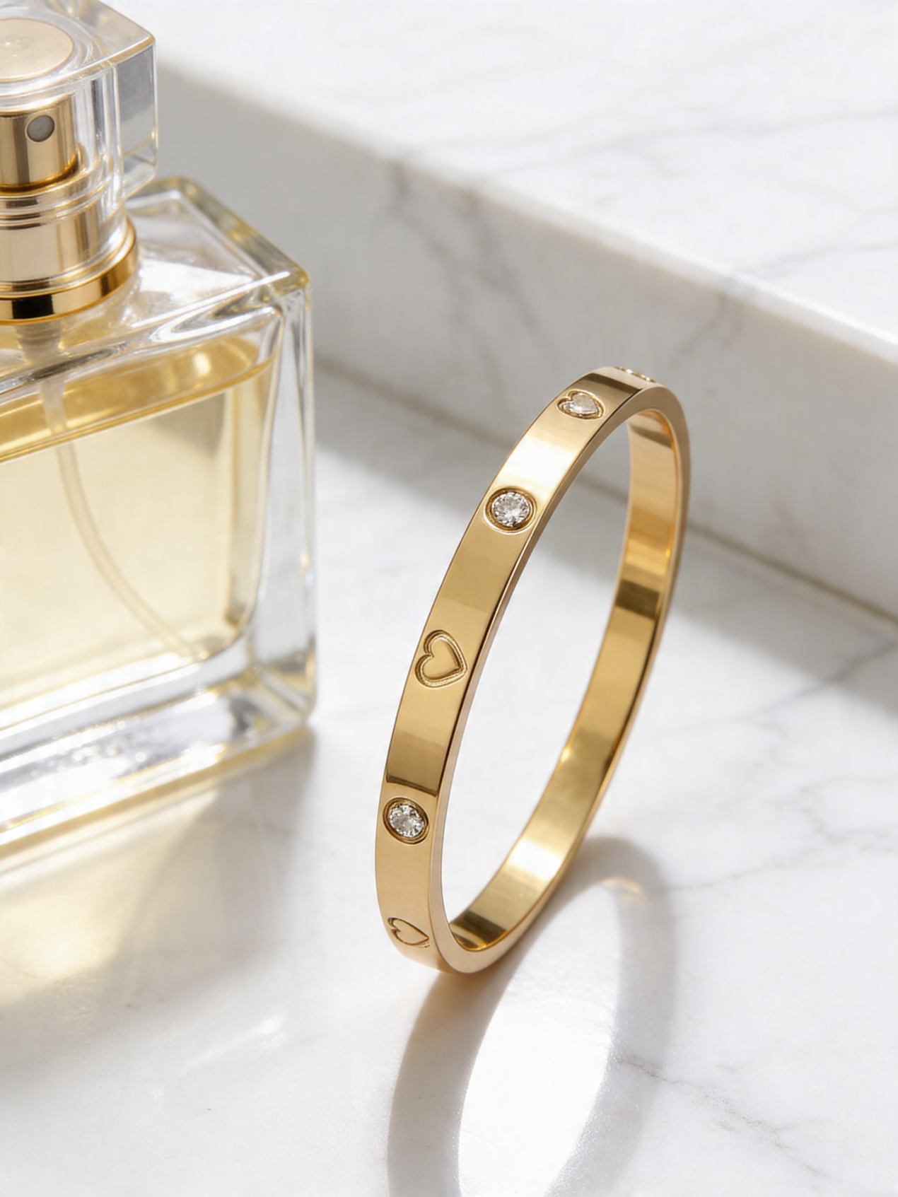 Heart bangle